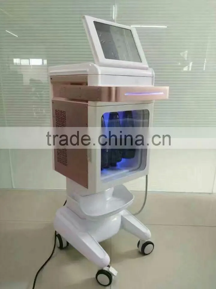 5 in 1 ultrasound water jet oxygen spray can facial cleansing machines