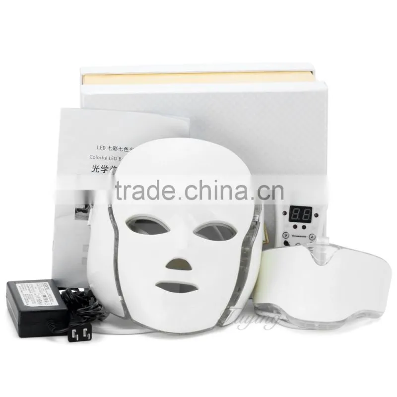 2017 led facial beauty machine led face light therapy mask