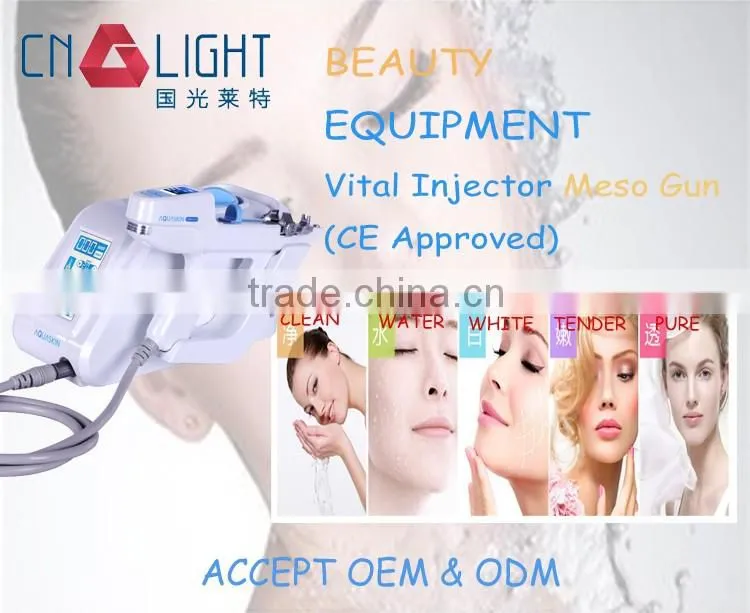 Mesogun skin whitening remove wrinkles vc injection machine price