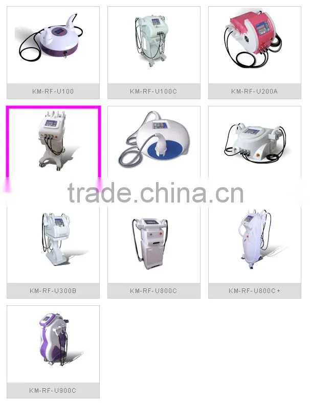 KM-RF-U200 cavitation vacum rf for slimming and skin care