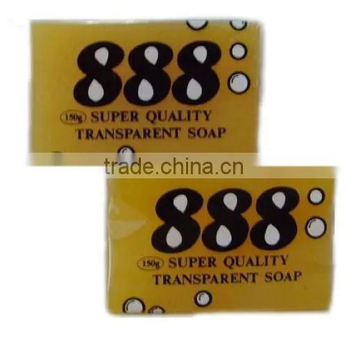 888 transparent washing soap