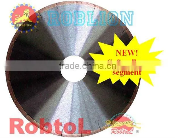 Masonry Saw / Table Saw Welded Continuous Rim Diamond Wheel for Smooth Cutting Glass--GLMC