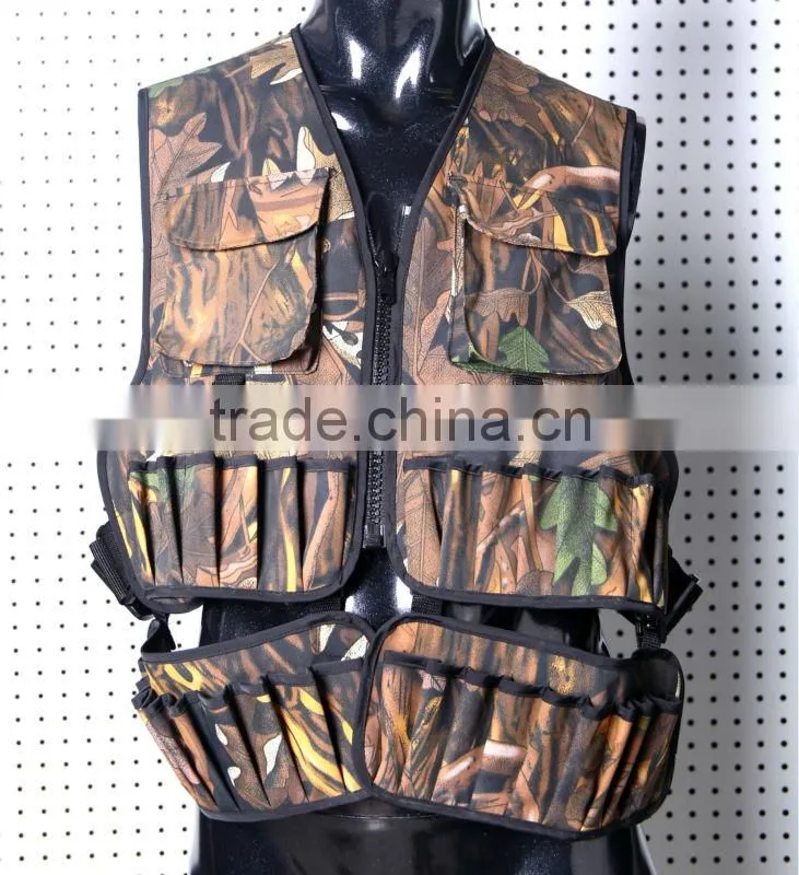2016 The most popular fashion design camo combat tactical safari hunting vests