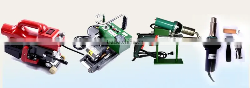 plastic extrusion welding gun and extruder
