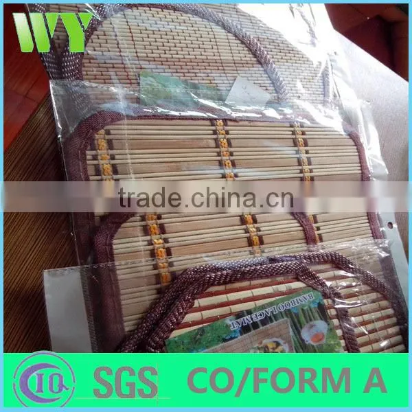 WYC-Bamboo placemats cheap price bamboo table mat /hot selling bamboo mat /Handmade bamboo table plate mat