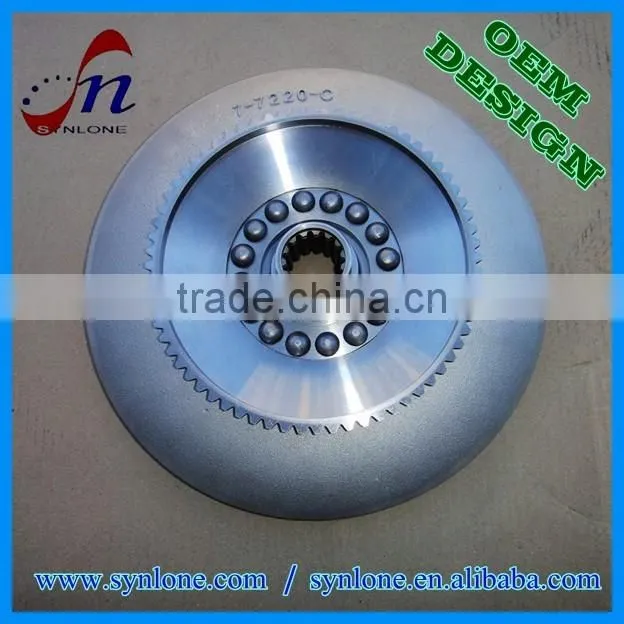 High quality precision-machined internal spline plate gear with 100% inspection