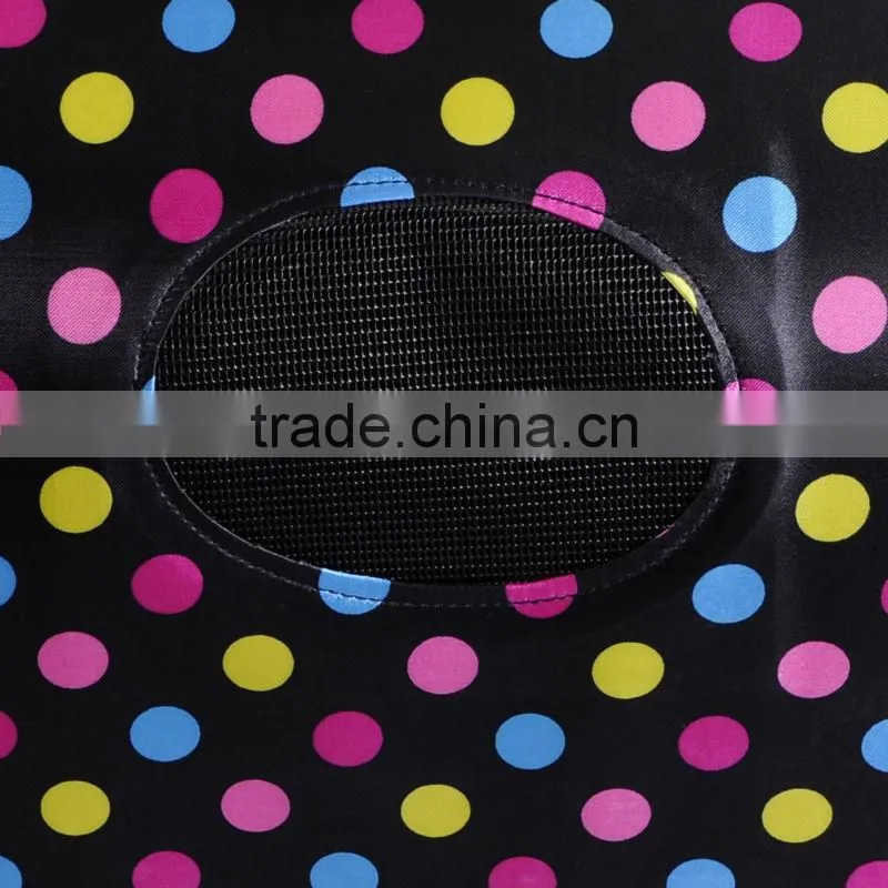 popular new stylish large size pet travel carry bag polka dots for small dogs cats animals