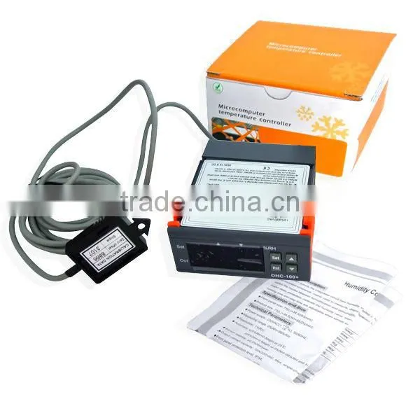 Mini Digital Micro-computer Hygrostat Relative Humidity Controller 0%~ 99% RH Range + 2M Length Sensor Wire