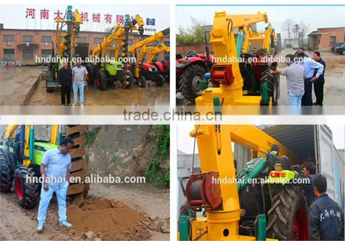 Hydraulic digging integrated machine with CE approved