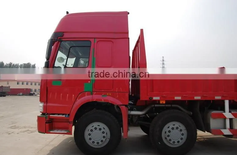 Factory Directly Euro3 HOWO Dropside Lorry 290hp 8x4