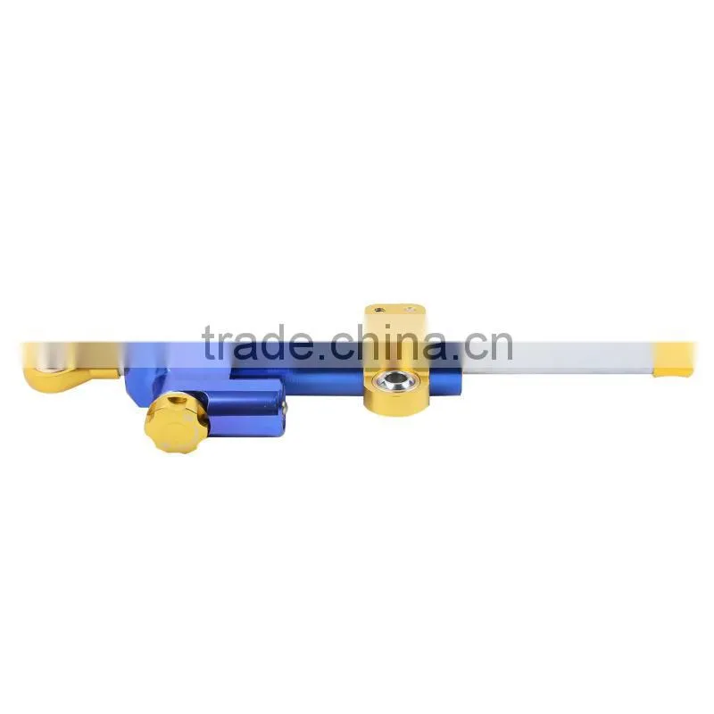 for Universial Motorcycle Adjustable Steering Damper Stabilizer Top Quality Blue