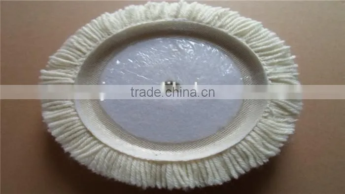 7" single sides wool buffing pad made by RT112 wool