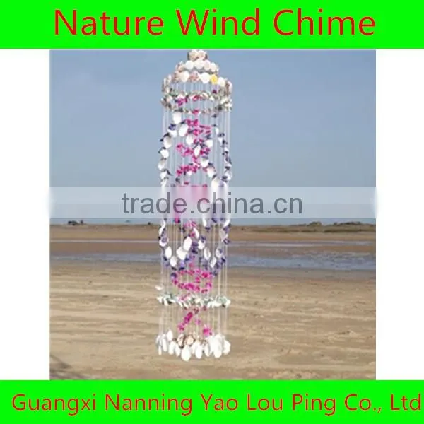 Seashell rotation heart-shape wind chime unique wind chime wholesale