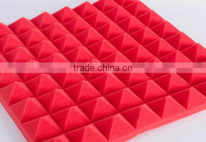 high quality acoustic rubber pyramid shape colorful