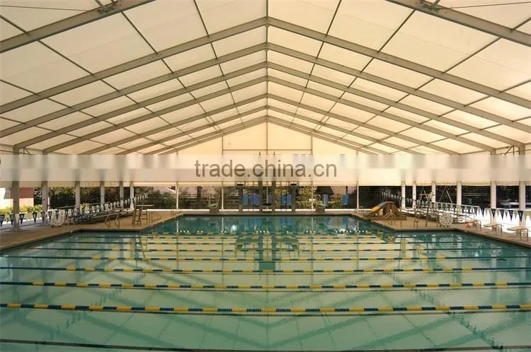 Best quality white color clear span outdoor swimming pool tent