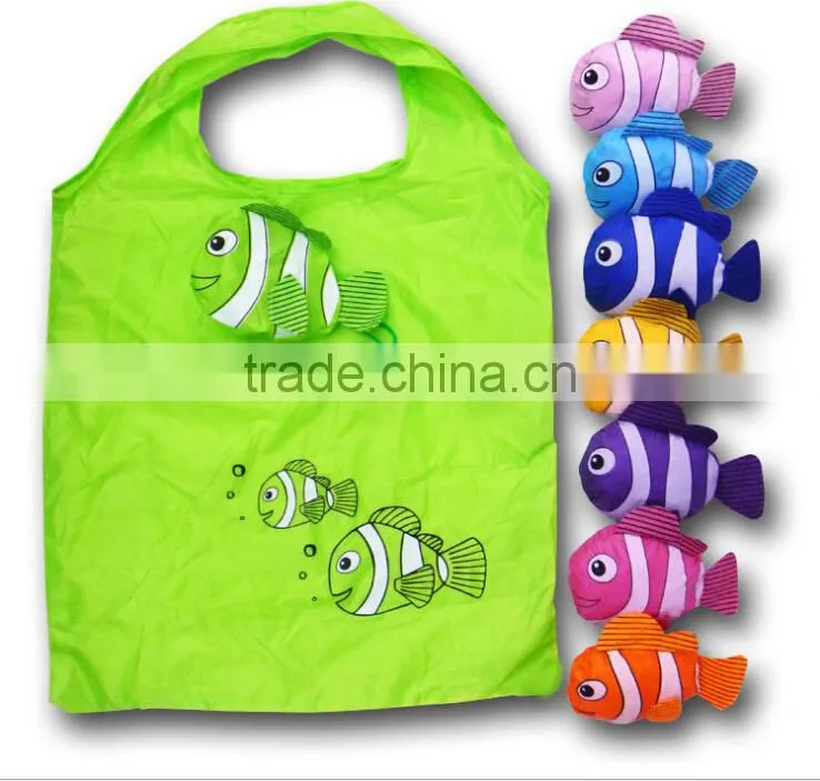 2015 Polyeter reusable folding foldable shopping bag