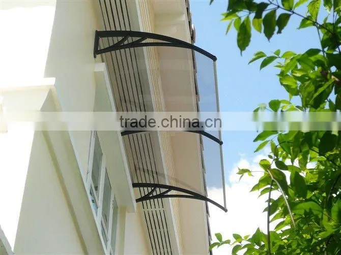 Western Europe hot sale polycarbonate awnings, door canopies for sale
