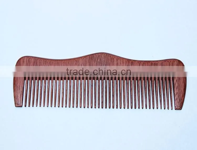 ortable Anti-static Health Care Hair Silky Peach Wooden Comb