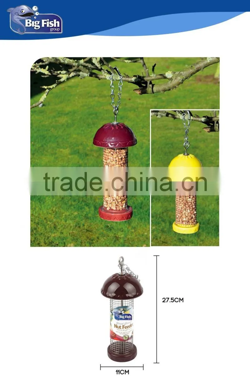 hanging ceramic bird seed feeder&peanut feeder-ceramic bird feeder