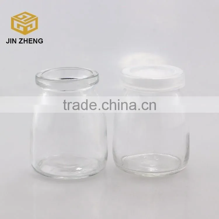 Factory wholesale 150ml round glass pudding storage bottles