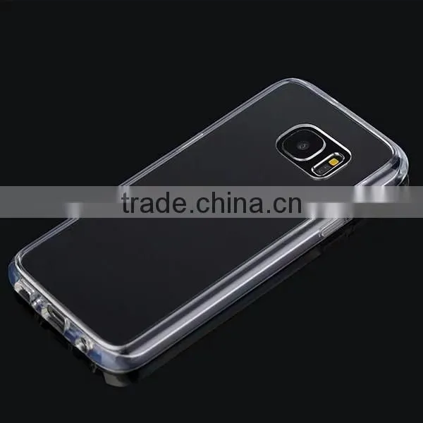 Multi color TPU + Acrylic best selling phone case, transparent clear case for samsung s7