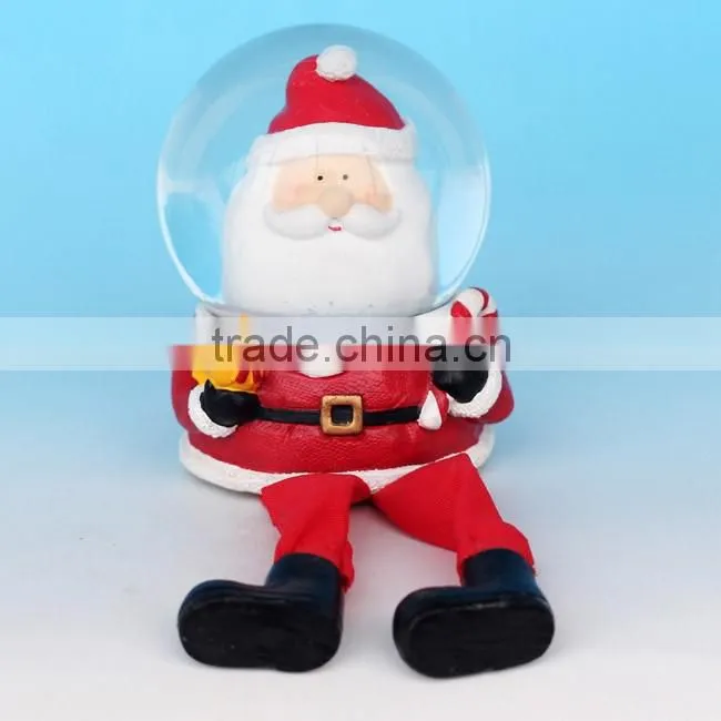 Fashion Santa Claus Shoes Shape Christmas Snow Globes
