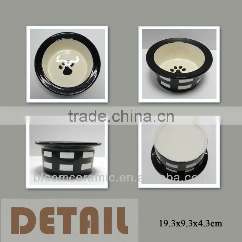 New Arrival High Quality Dog Bowl With Stripe