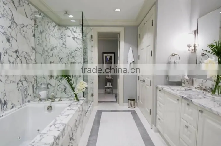 Hot product brushed natural stone best sell jade white marble tile