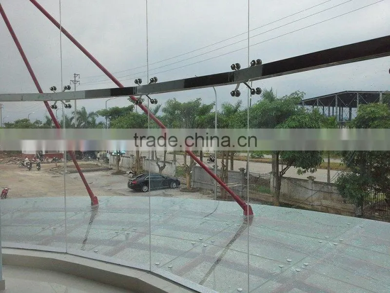 Tempered Clear Glass Spider System