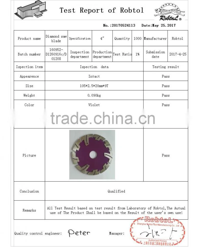 4" 105mm Diamond Blade Turbo Deep Tooth Triangle Grinding Wheel Stone Tile Saw Blade Cutting Marble Abrasive Cutter Disc