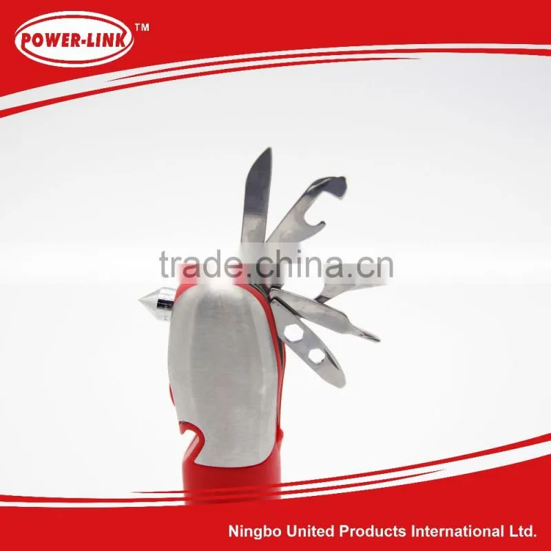 Multi-function Flashlight with Telescopic Safety Hammer