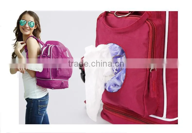600D polyester best diaper organizer bag