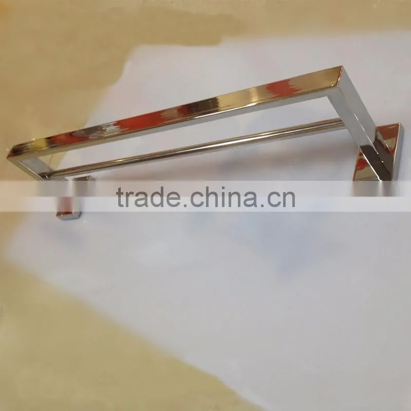 Bath Hardware factory supply stainless steel double bar towel rack
