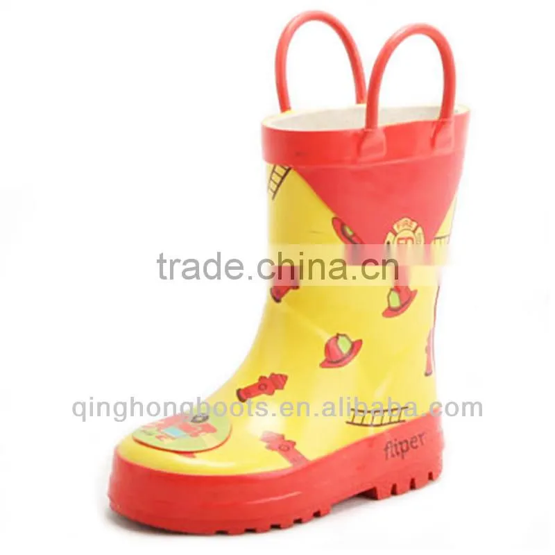 fashion but cheap children rubber rain boot