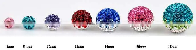 Gold Tone Rhinestone Roundel 8mm 10mm Spacer Beads