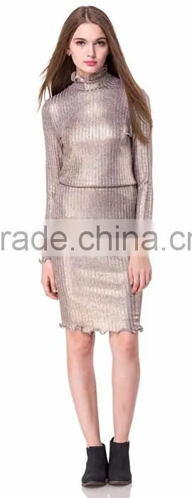 Domin fashion guangzhou factory OEM ladies clothes set