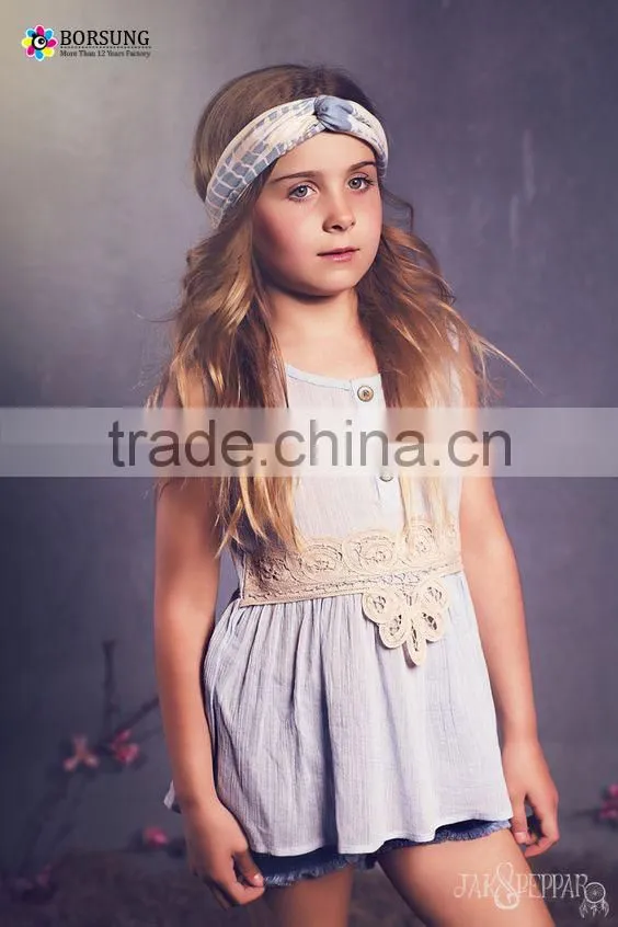 summer Baby Girls Dresses Cotton Lace Ruffle Sleeveless Dress Kids Clothing Boho Clothing