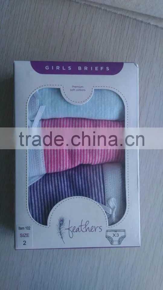 2 years to 14years Premium Soft Cottons Girls Briefs
