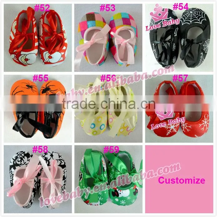 Boutique rosette latest many colors newborn infant soft sole baby shoes