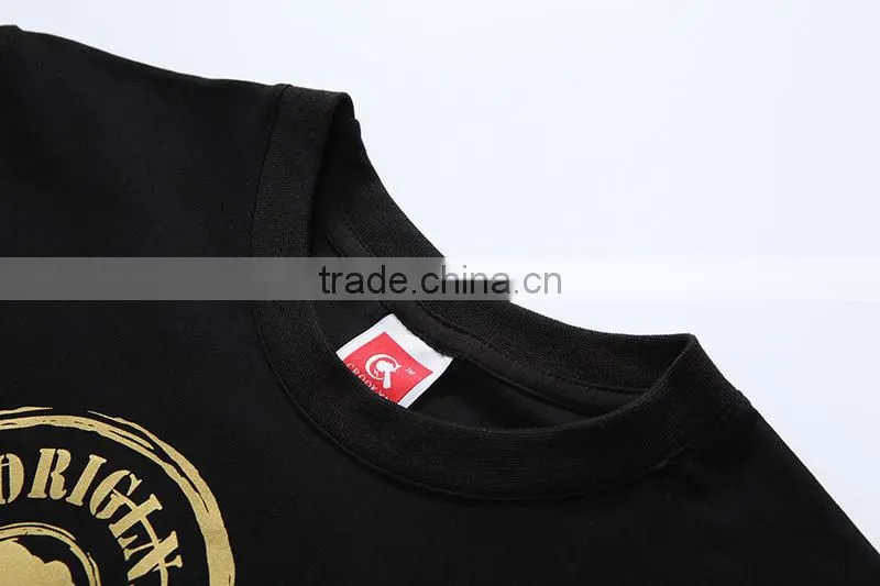 Fashion O Neck Short Sleeves Custom men T Shirt Printing