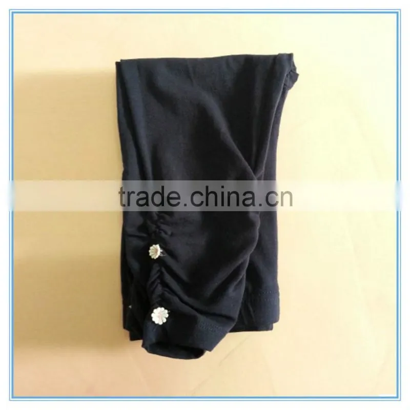 Comfortable cotton fabric children girl's leggings Stretch skinny leggings Skirt leggings