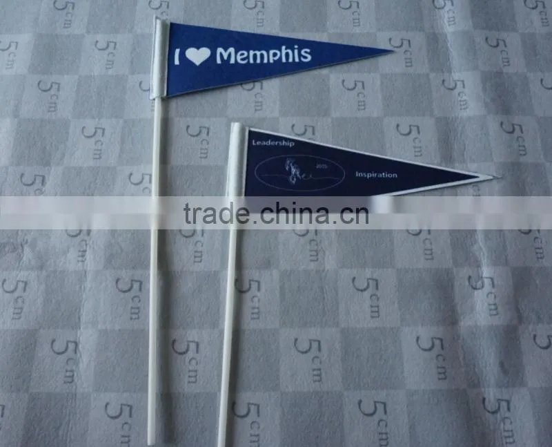high quality design polyester hand flag