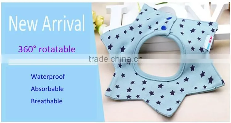 Rotatable multi-shape cotton Baby Bibs