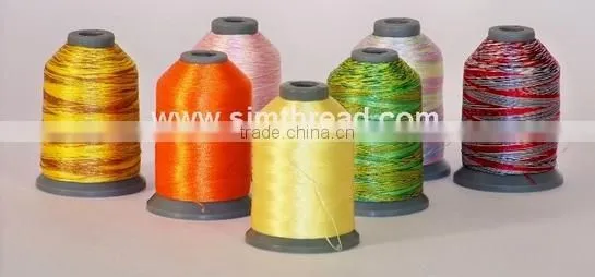 Muti color embroidery thread