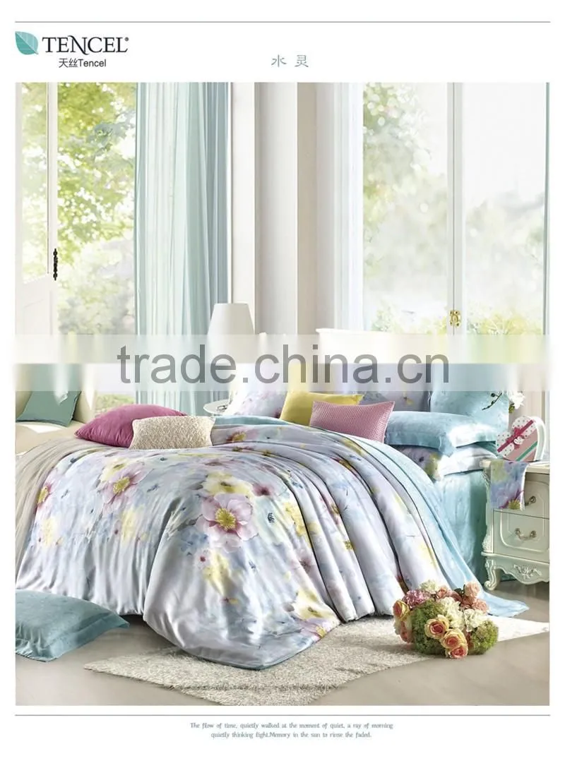 100% luxuriousTencel Printed Bedding Set