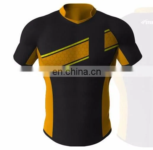 Wholesale top selling custom rugby jersey with sublimation show your body