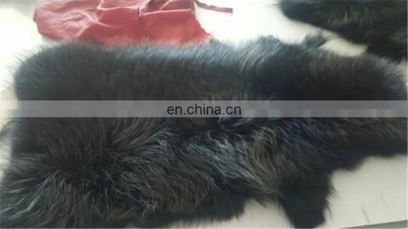 High quality genuine Raccoon fur skin for coat /garment