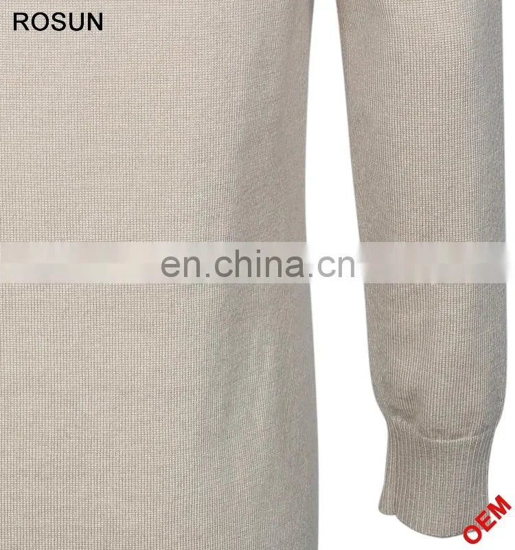 Women Turtleneck Long Sleeves Ribbed Split Side Knit Dress