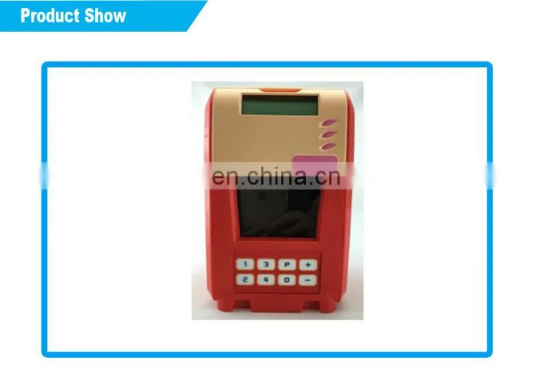 Coloring Money machine alarm clock for kids