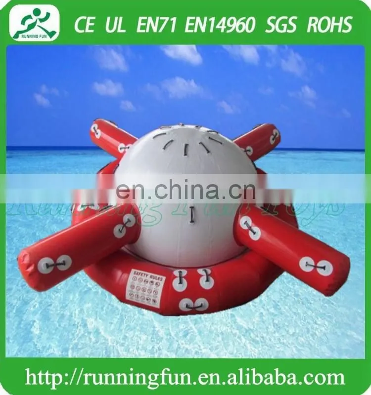 Inflatable water UFO, inflatable spinner water toys